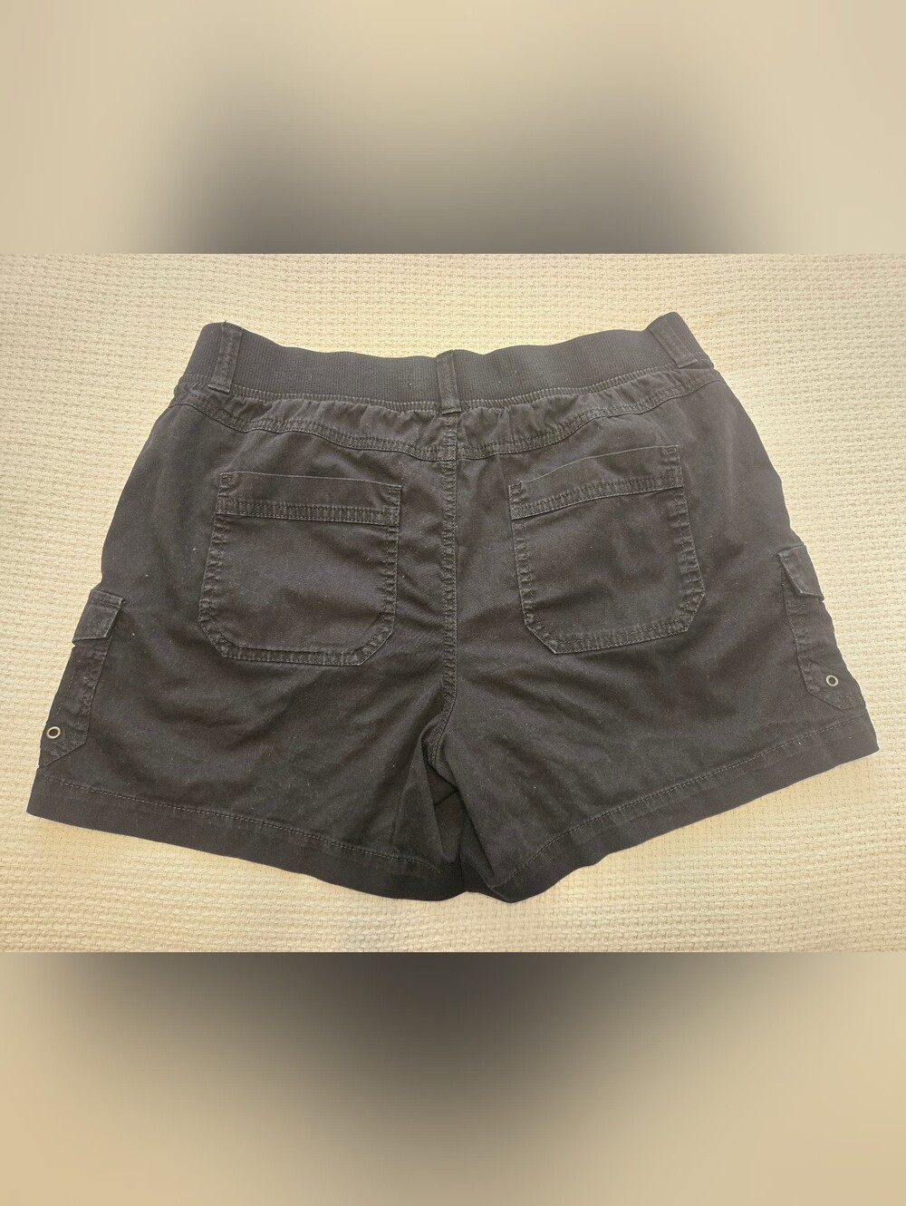 Sonoma Bundle Women’s Casual Shorts Trio - Red, Navy, Black - Size 12 - Picture 11 of 13
